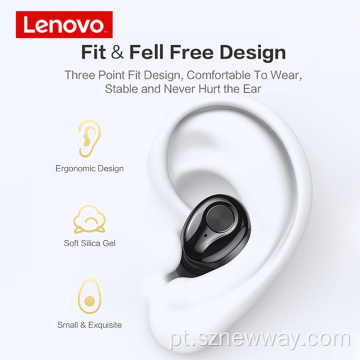 Fone de ouvido Lenovo HT18 TWS com tela LED Fones de ouvido sem fio